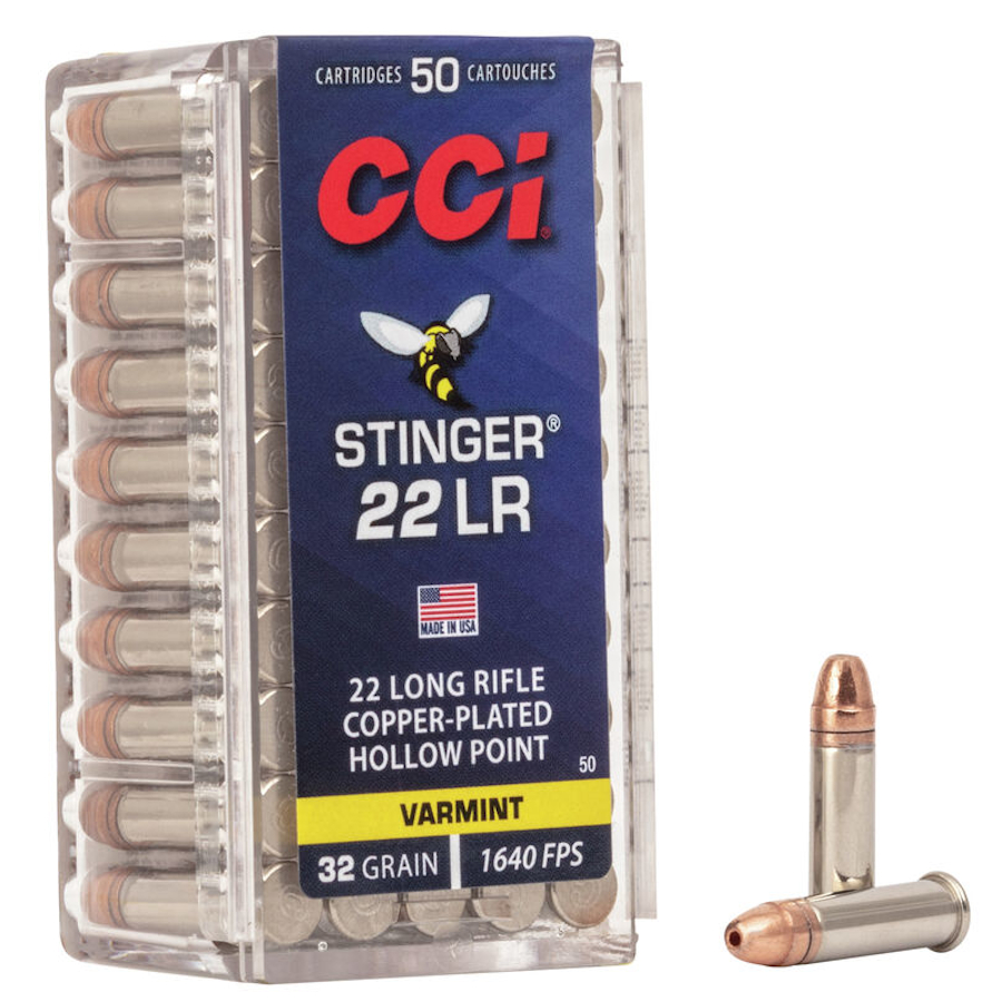 CCI Ammunition - Stinger 22 LR 32 GR