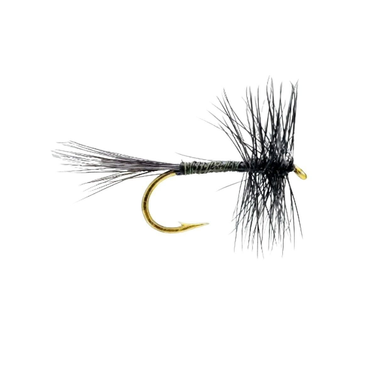 Mouches Neptune Flies - Black Zulu Dry Fly