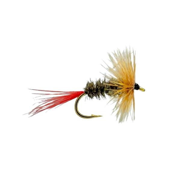 Brown Hackle Dry Fly - Mouches Neptune Flies