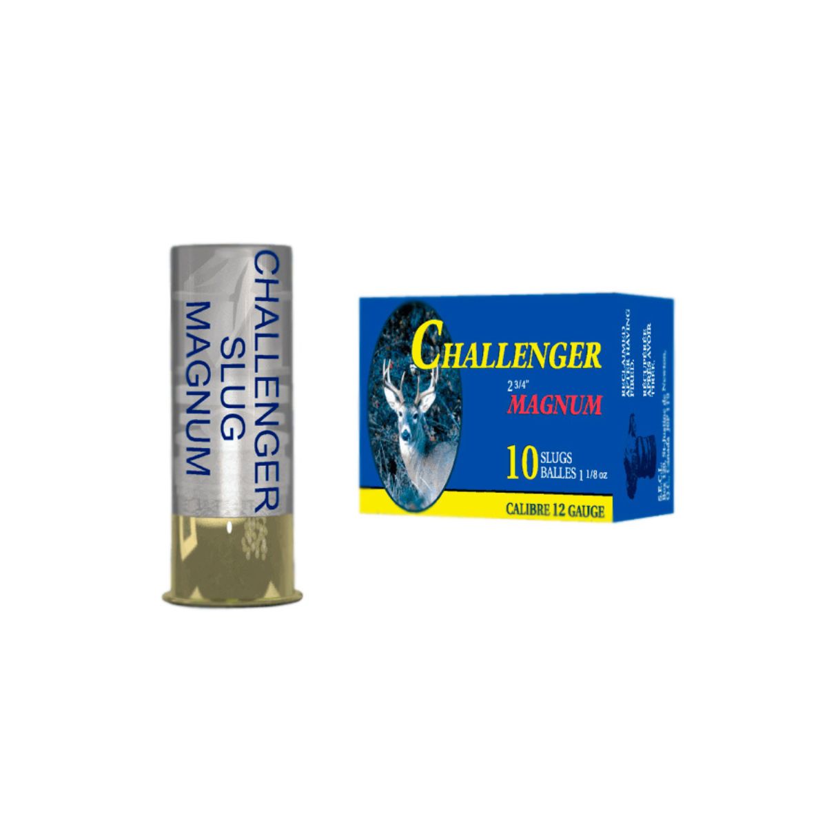 Challenger - Big Game 12 GA 2 ¾" #SLUG