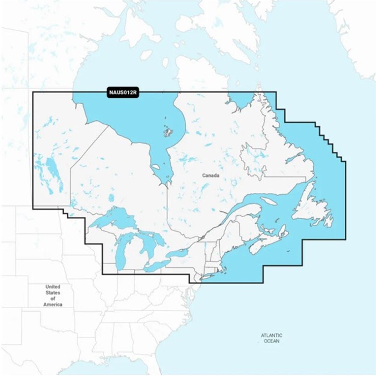 Garmin - Canada, East & Great Lakes - Lakes, Rivers and Coastal Marine Charts