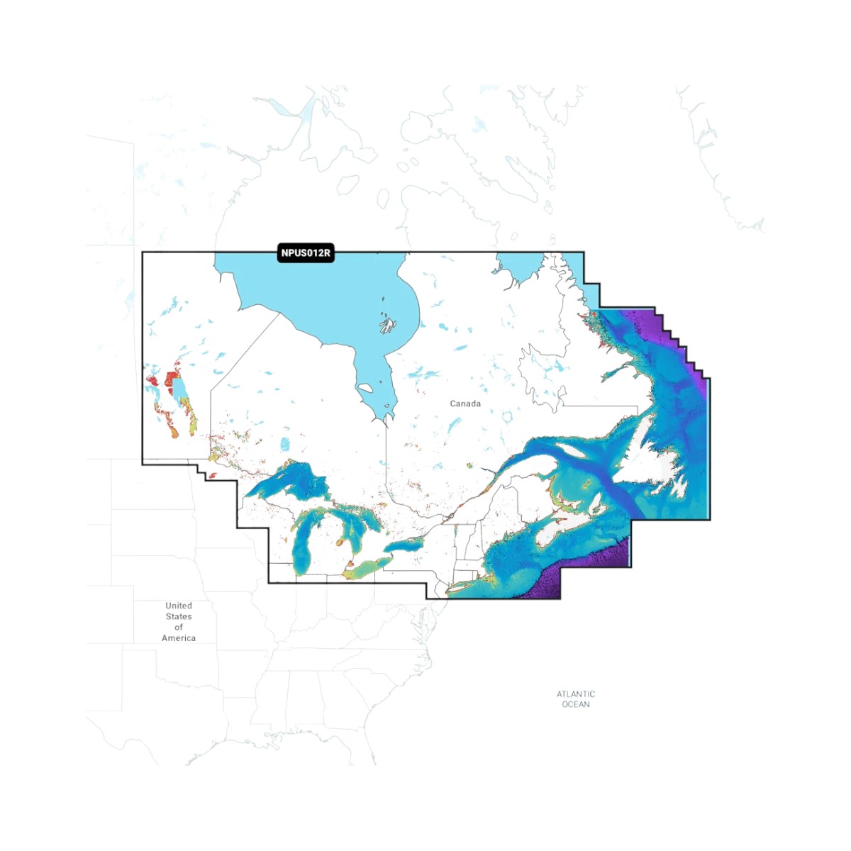 Garmin - Canada, East & Great Lakes - Lakes, Rivers and Coastal Marine Charts