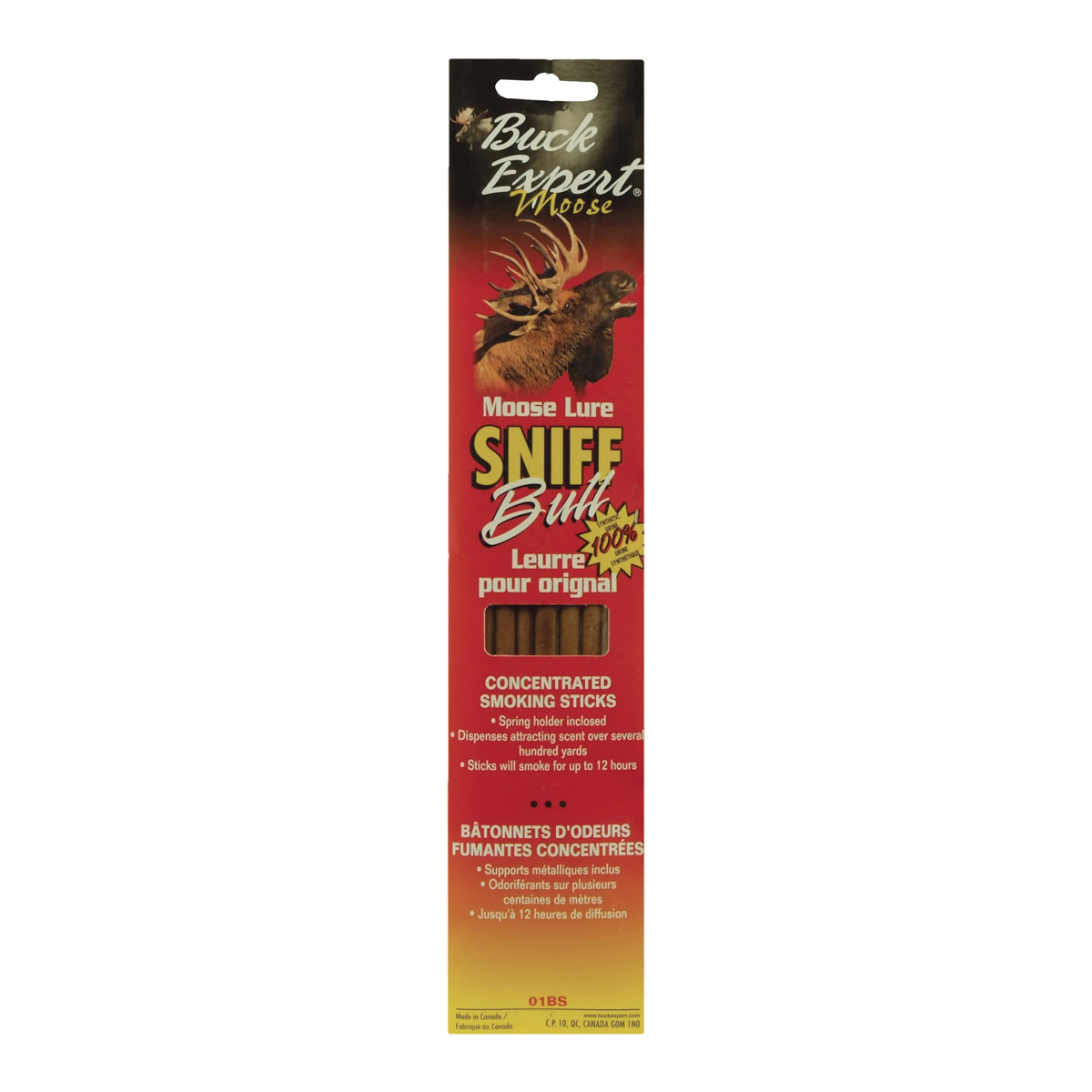 Buck Expert - Bâtons d'encens Sniff orignal mâle dominant
