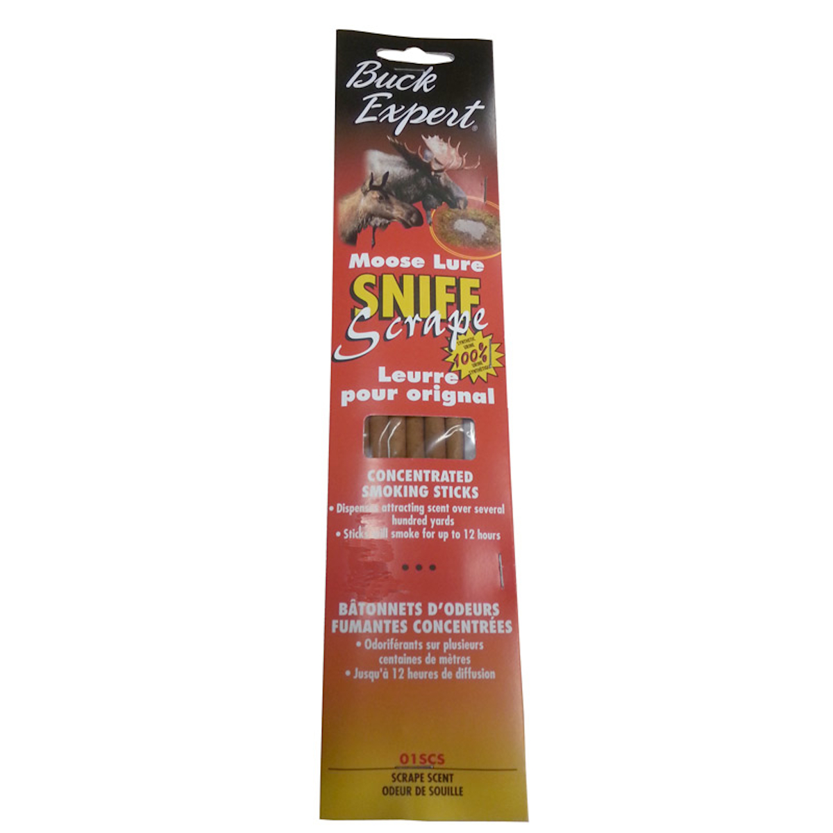Buck Expert - Bâtonnets Sniff Scrape d'encens d'urine orignal