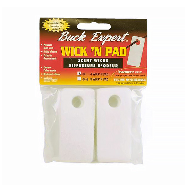 Buck Expert - Set of 4 Wick'n Pad Scent Wicks