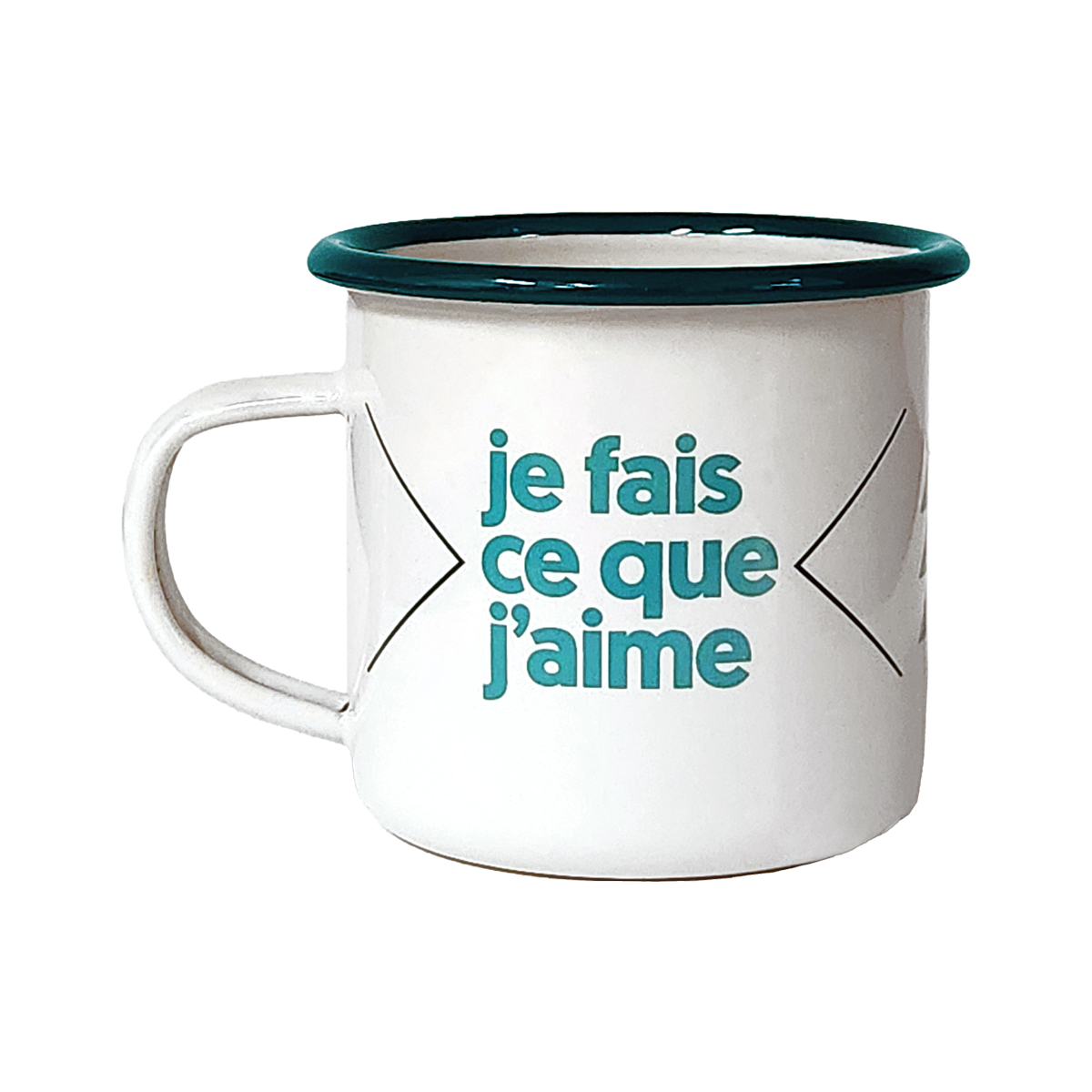 Latulippe - Latulippe Je fais ce que j'aime enamelled Mug