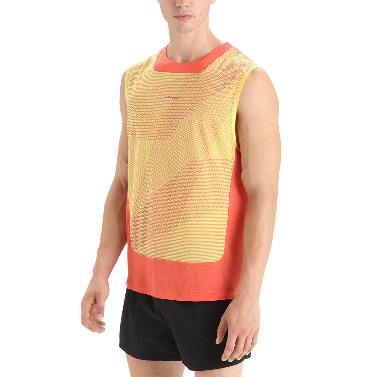 Icebreaker - Camisole mérino Zoneknit Geodetic pour homme