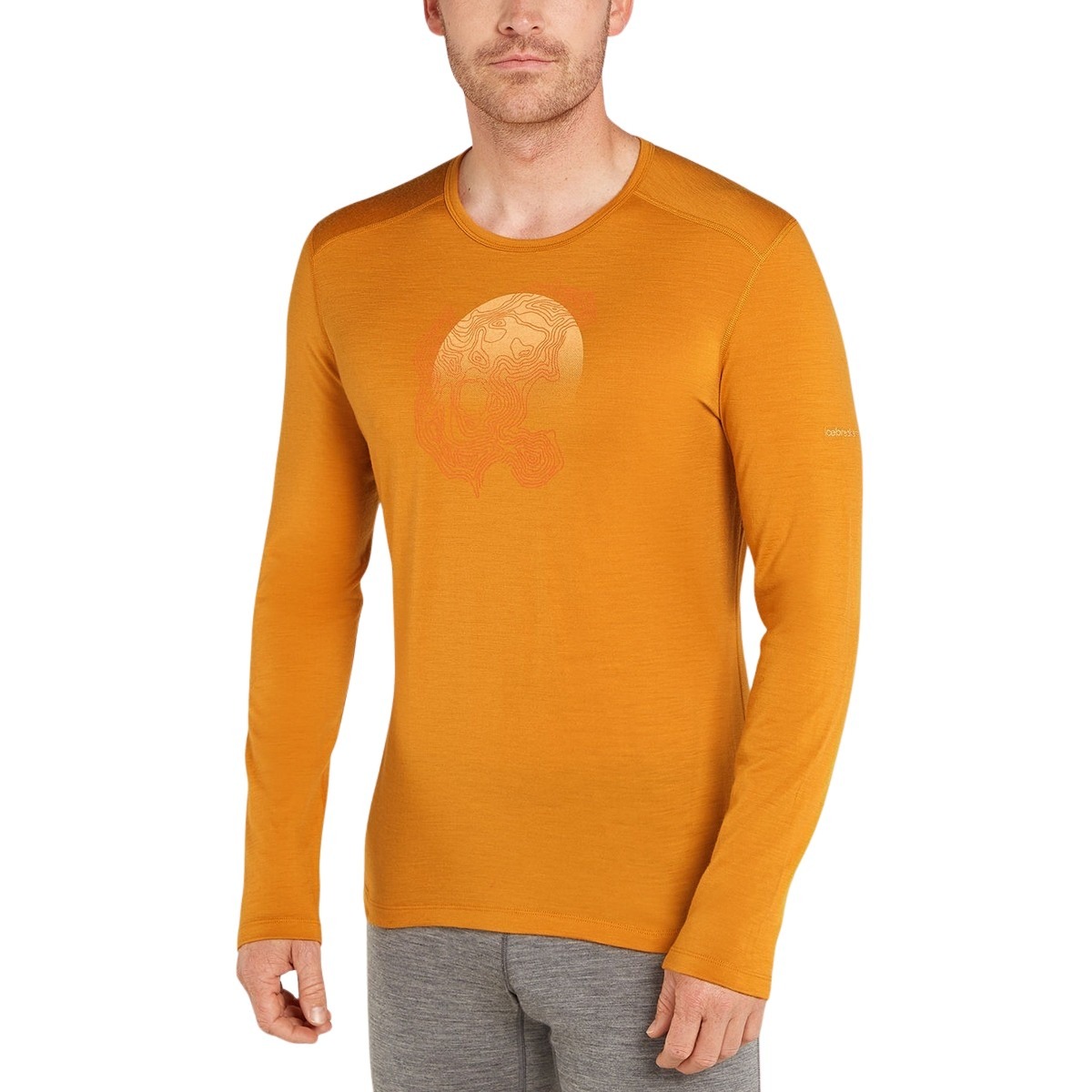 Icebreaker - Haut thermique Crewe à manches longues Merino 200 Oasis pour homme