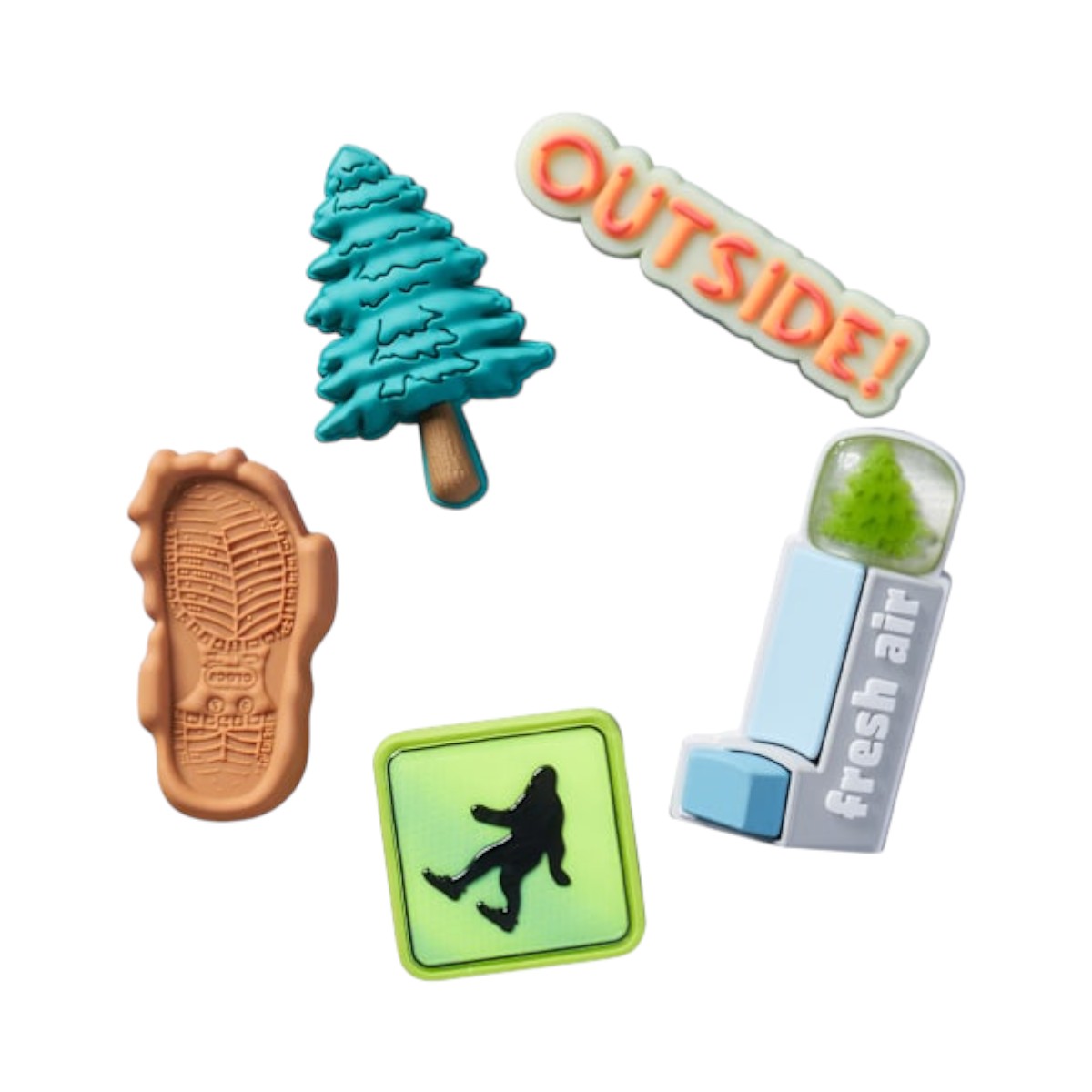 Crocs - Set of 5 Jibbitz™ Charms: Sasquatch Adventure