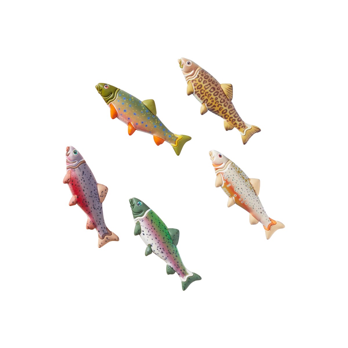 Crocs - Set of 5 Jibbitz™ Charms: Trouts