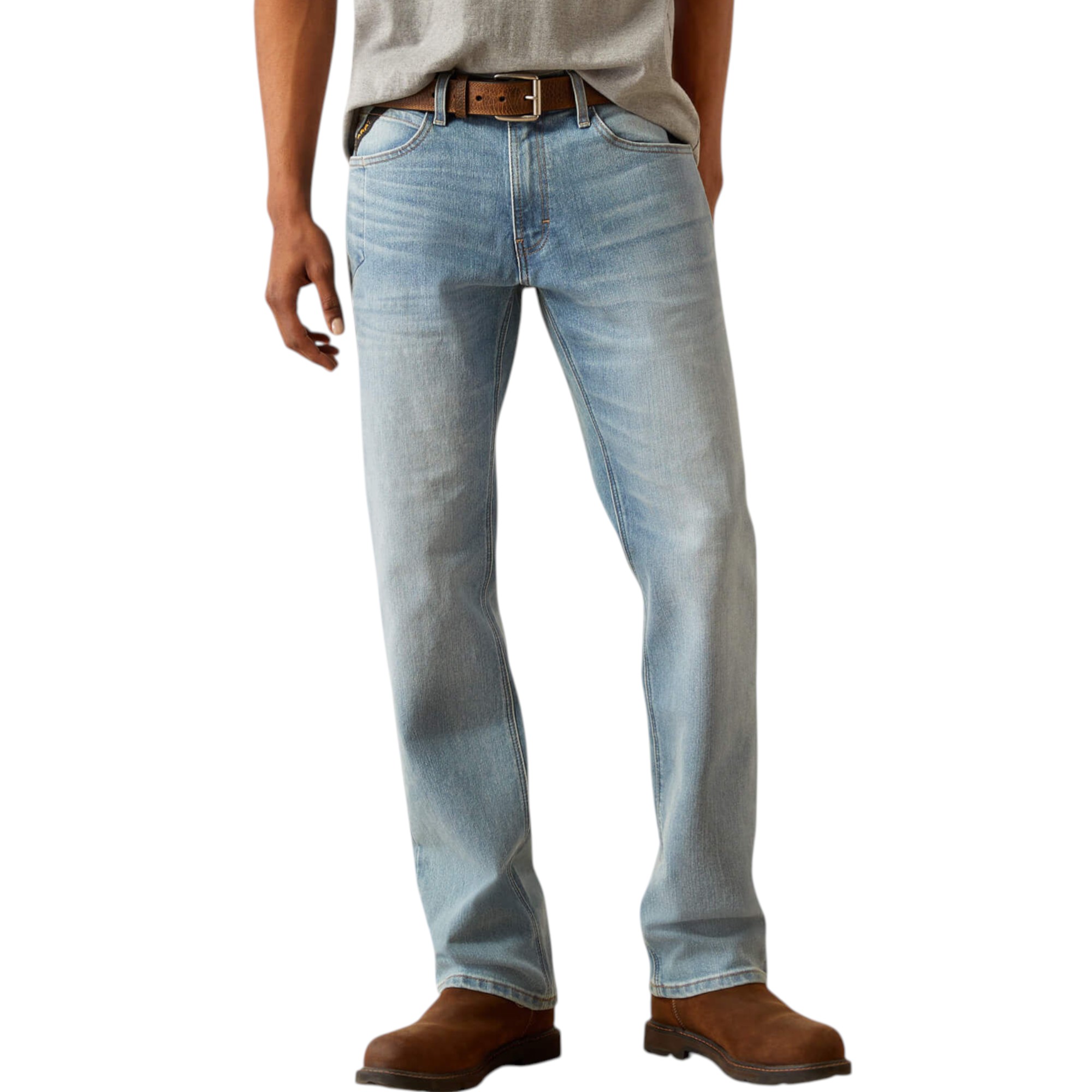 Ariat - Men's Rebar M4 Relaxed DuraStretch Basic Stackable Straight Leg Jean