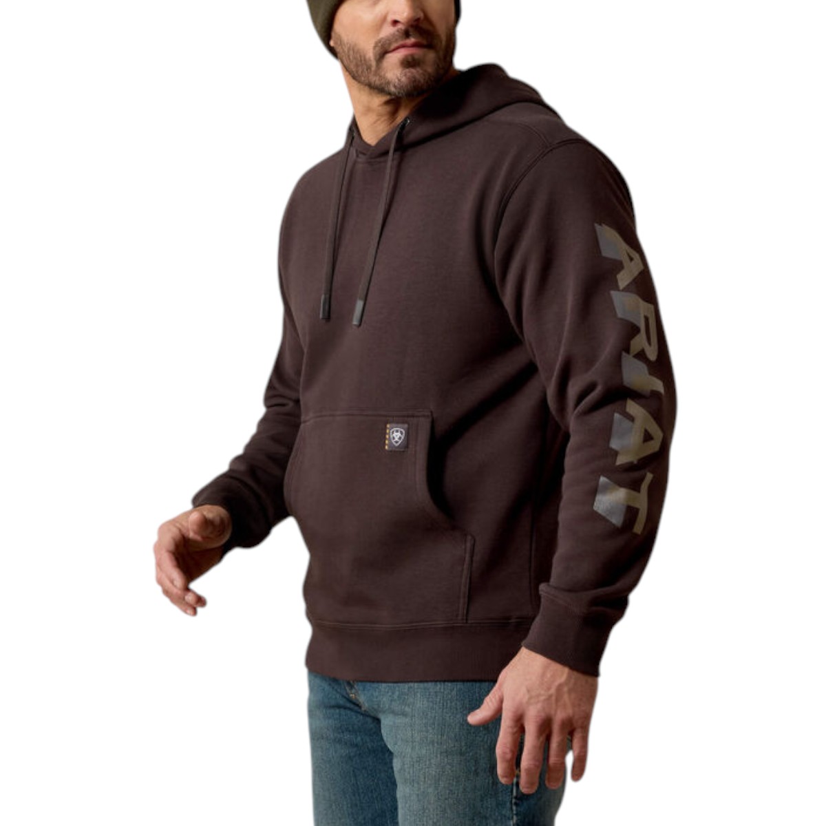 Ariat - Chandail à capuchon léger Rebar Logo pour homme