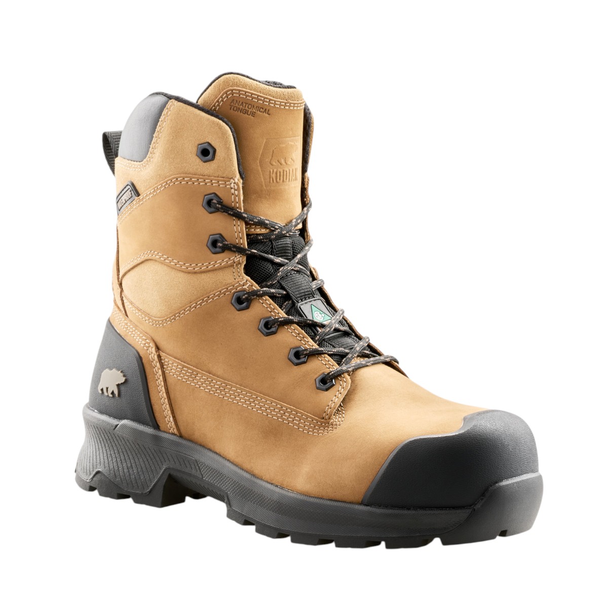 Kodiak - Men's Kodiak Berg 8" Waterproof Composite Toe Safety Work Boots