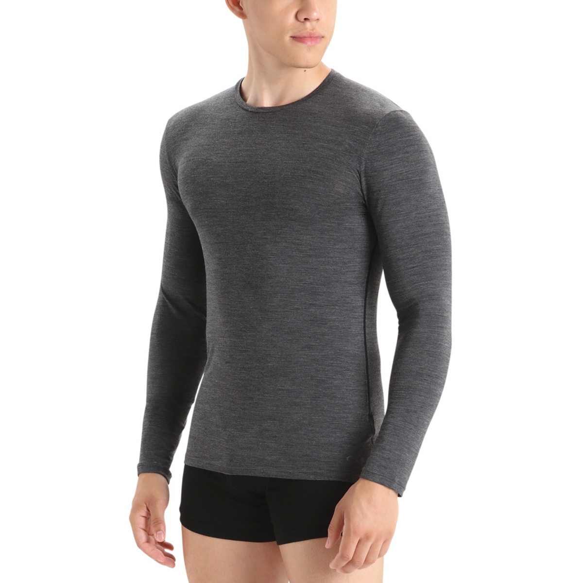 Icebreaker - Chandail à manche longue avec col rond Anatomica pour homme