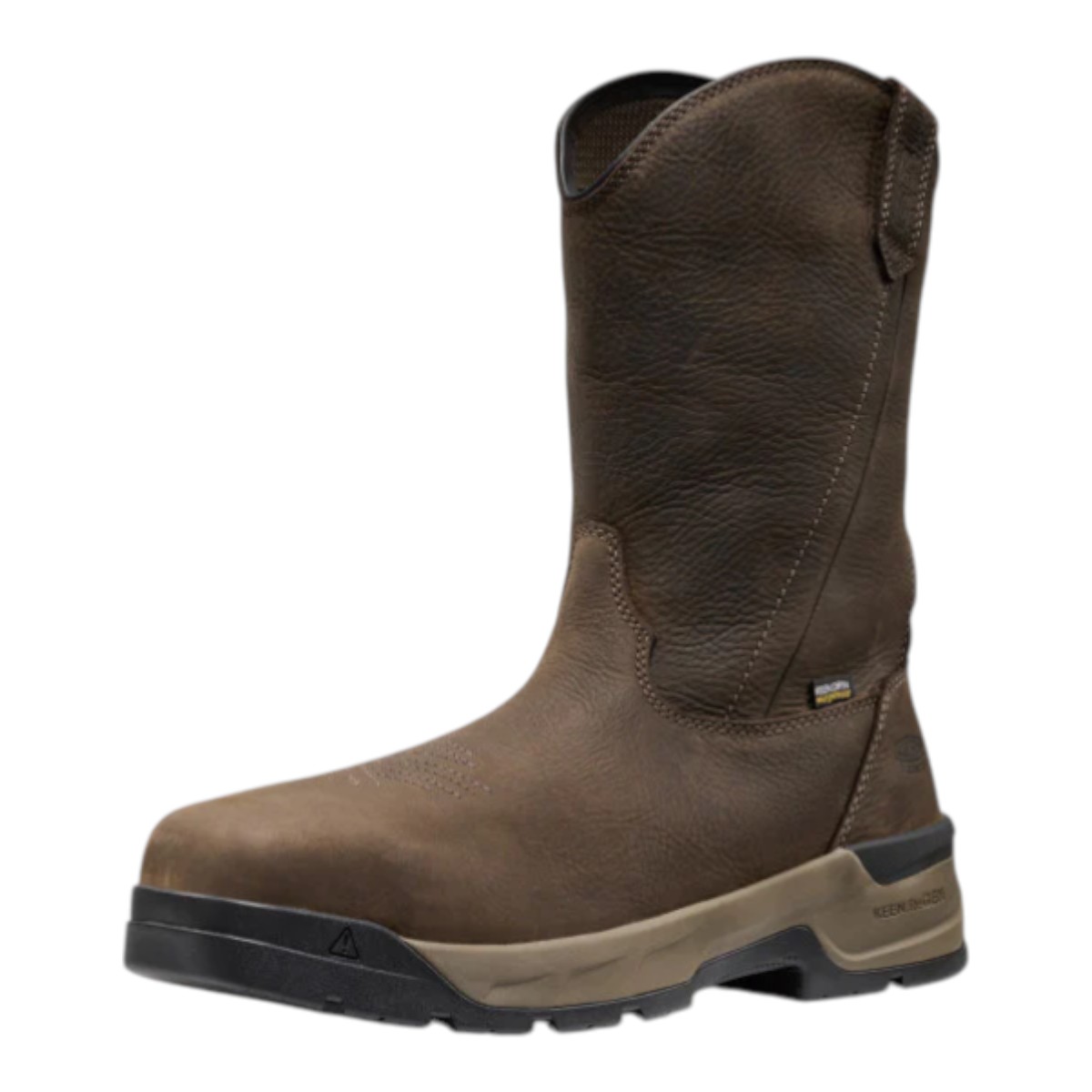 Keen - Men's CSA Flatland Pull-On Waterproof Work Boot with Carbon Toe