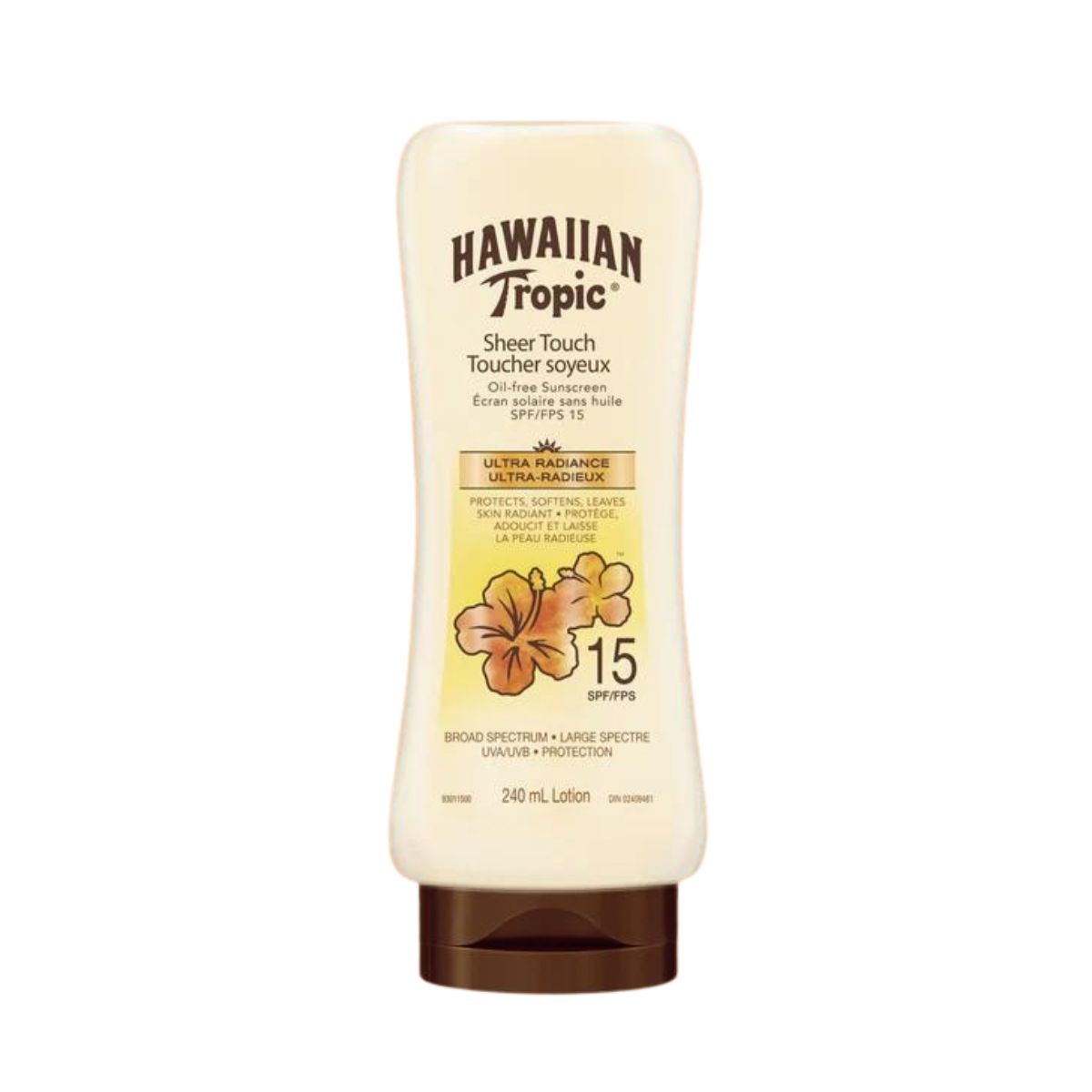 Hawaiian Tropic - Lotion toucher soyeux SPF 15 Hawaiian Tropic