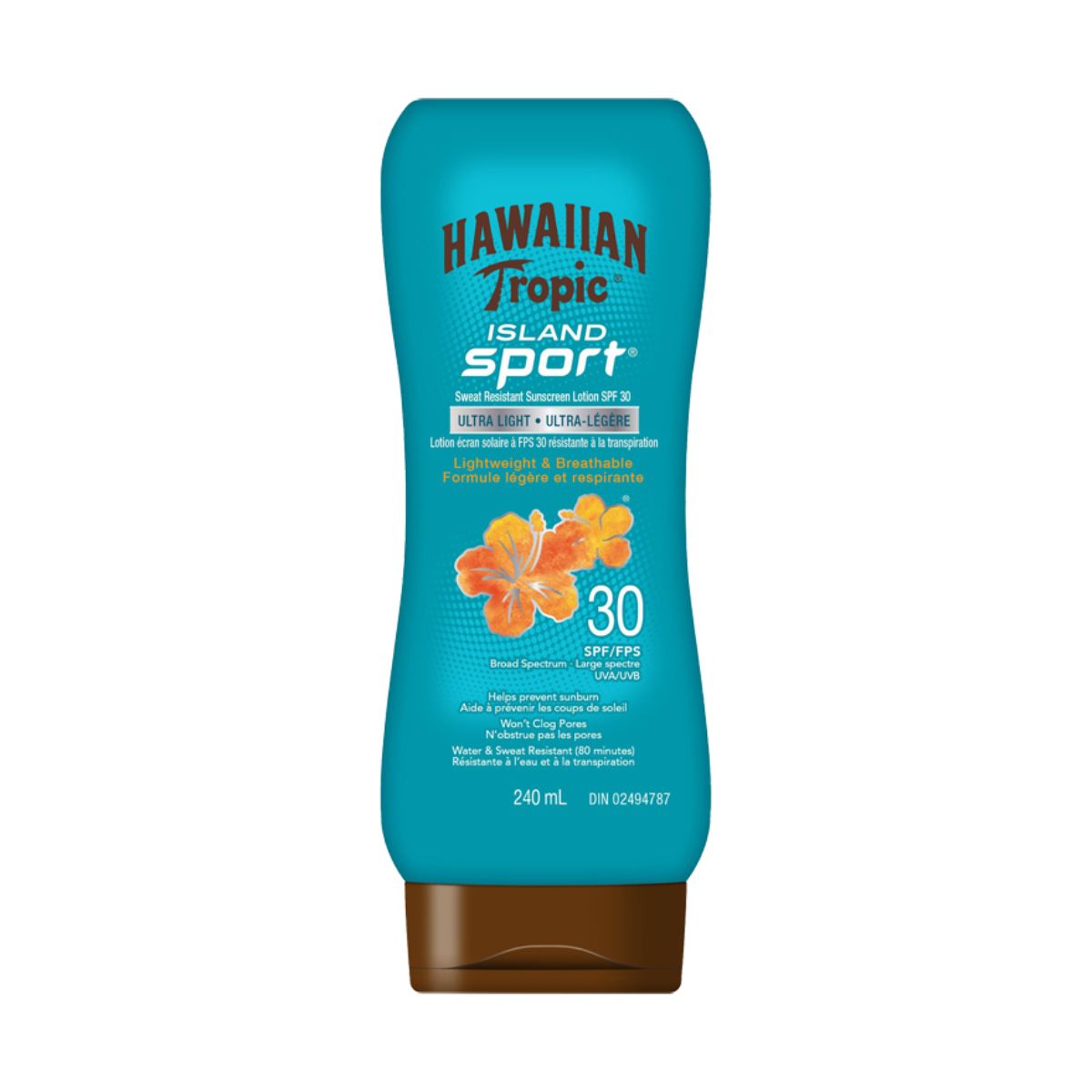 Hawaiian Tropic - Lotion écran solaire Island Sport SPF 30