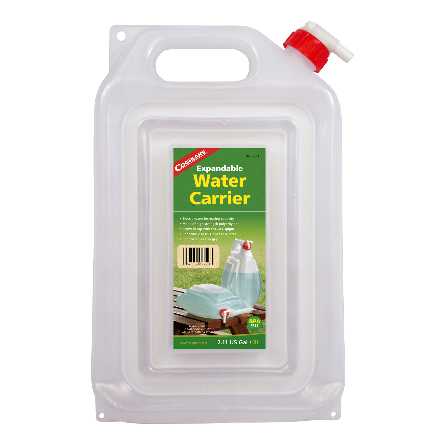 Coghlan's - Expandable Water Carrier 8 L