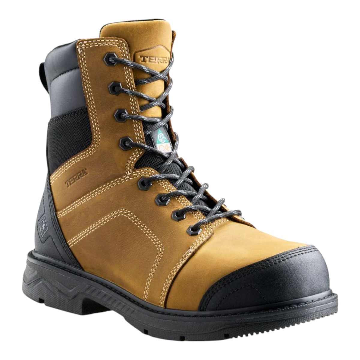 Terra - Bottes de sécurité Sheridan 8" avec embout en acier pour homme