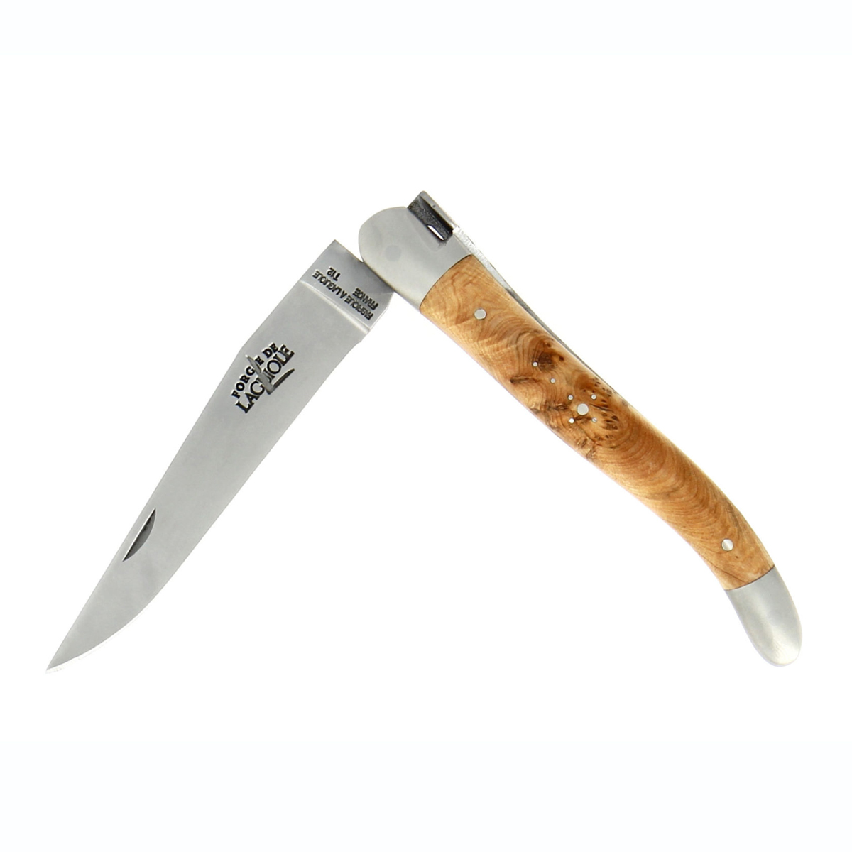 Forge de Laguiole - Folding Knife 11 cm Satin Finish in Juniper