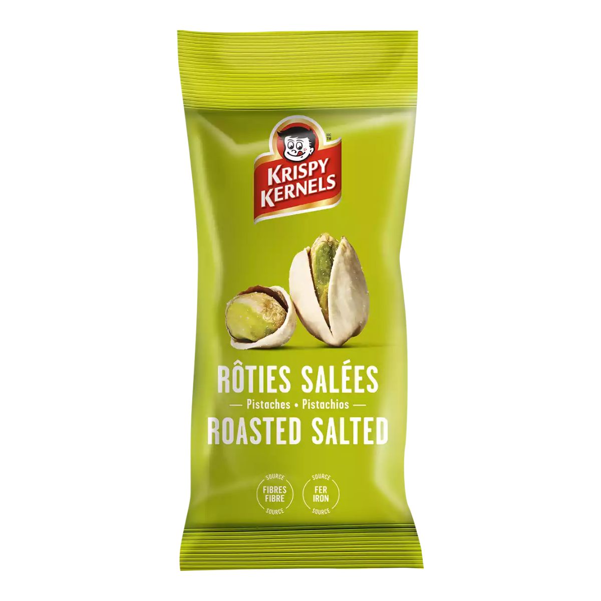 Krispy Kernels - Roasted Salted Pistachios - 55 g