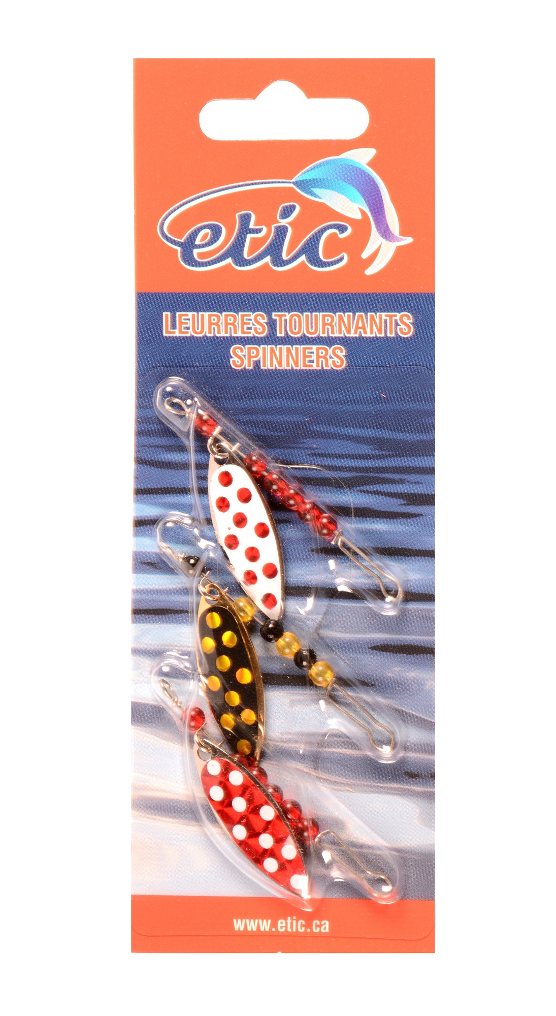 Etic - Assorted Willow Leaf Spinners With Reflectolite 5311X