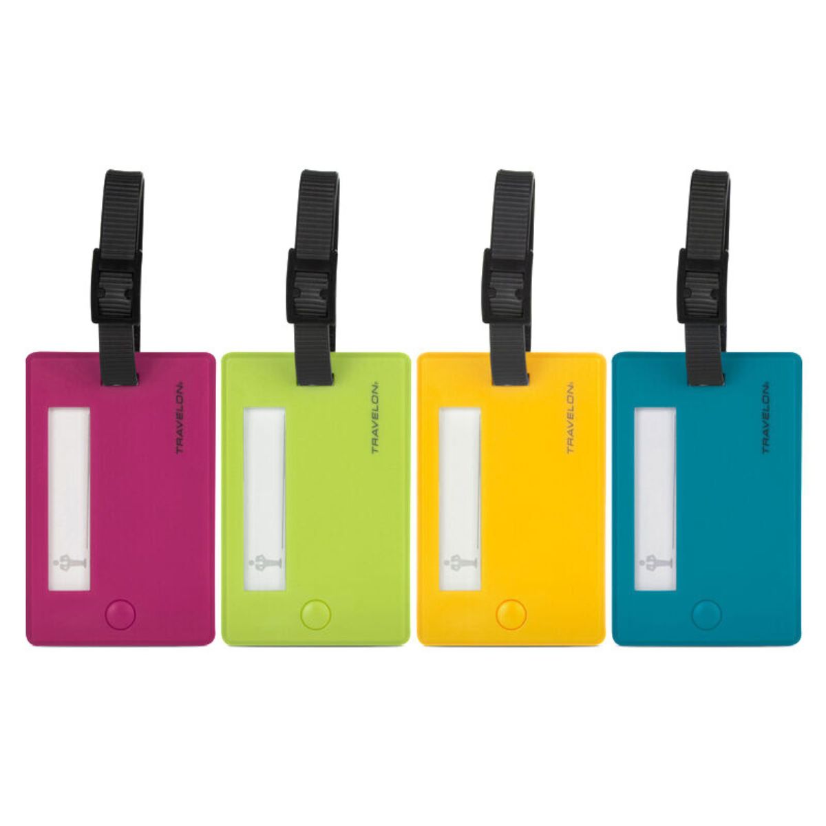 Travelon - Ensemble de 4 étiquettes assorties pour bagage