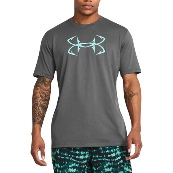 Buy Under Armour Men's UA Fish Hook Logo T-Shirt Medium Black