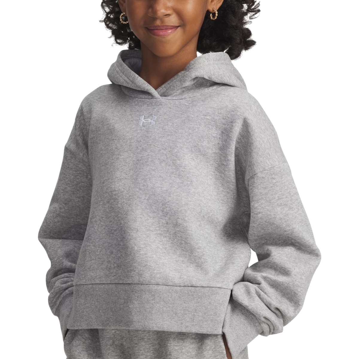 Under Armour - Girls' UA Rival Fleece Crop Hoodie