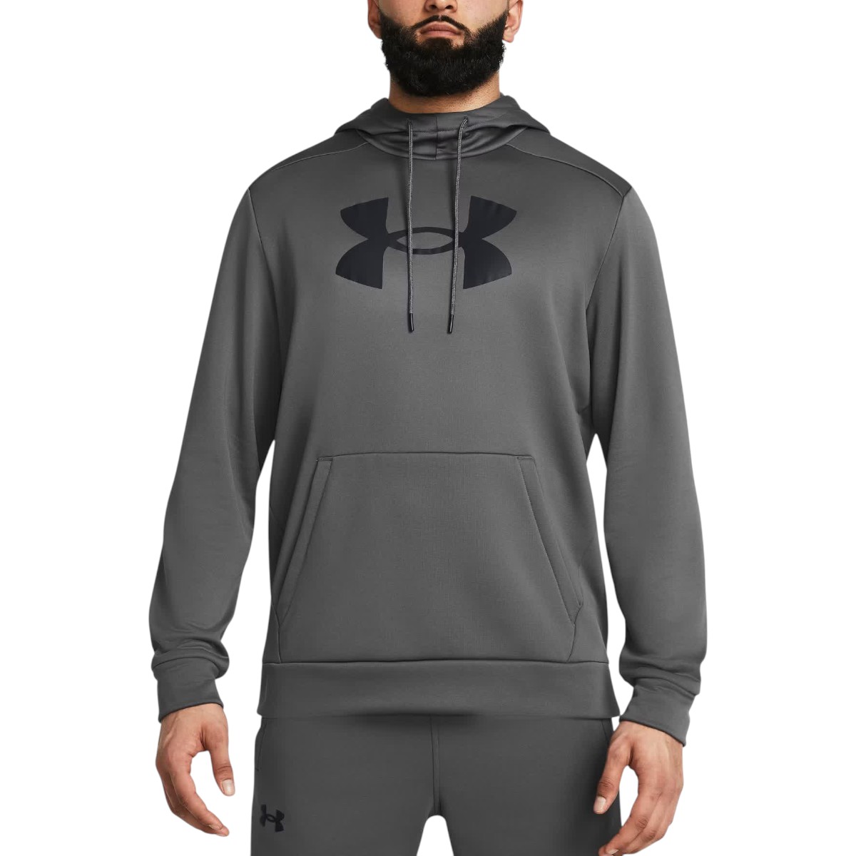 Under Armour - Chandail à capuchon en molleton avec gros logo Armour pour homme