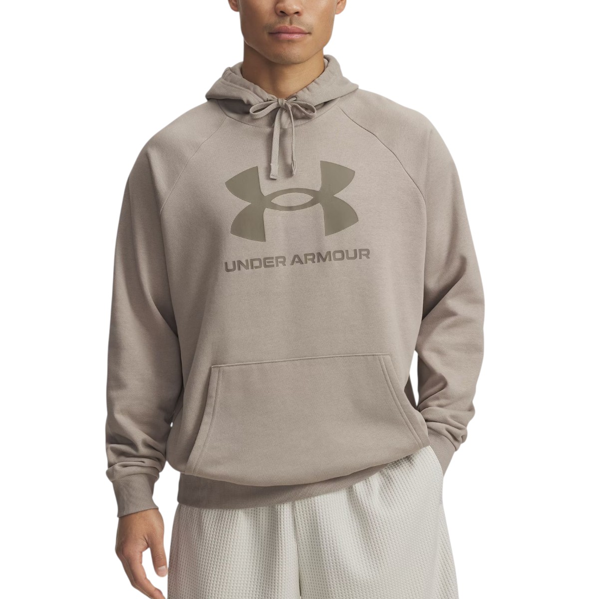 Under Armour - Chandail à capuchon en molleton avec logo UA Rival pour homme