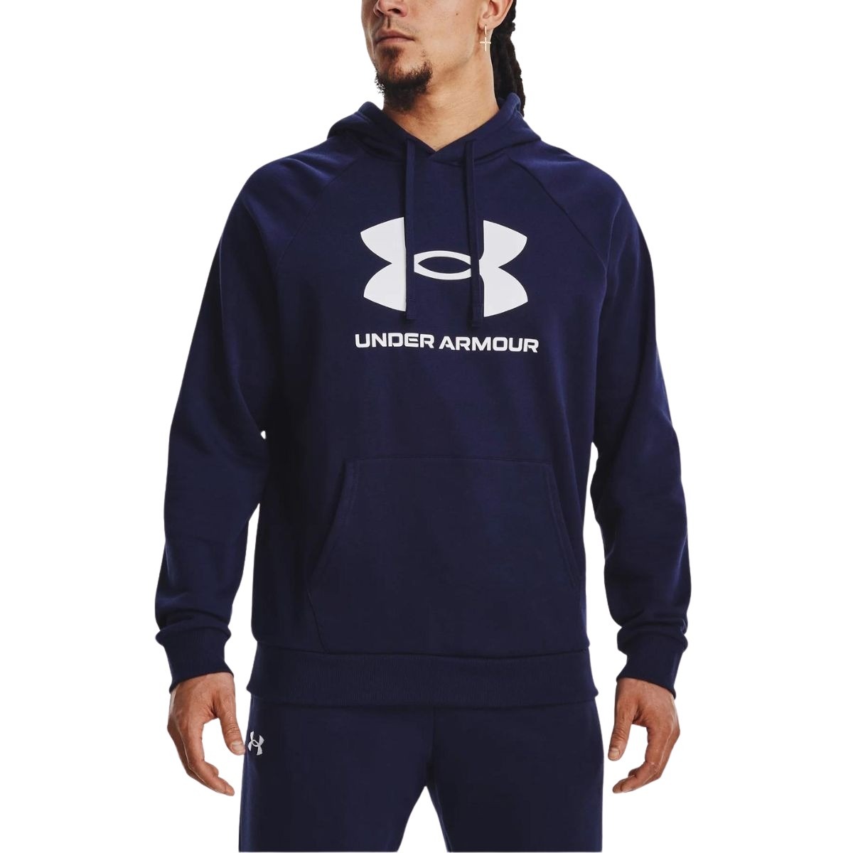 Under Armour - Chandail à capuchon en molleton avec logo UA Rival pour homme