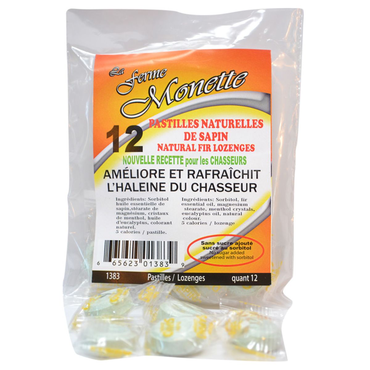 Ferme Monette Outdoor's - Natural Fir-Flavored Lozenges