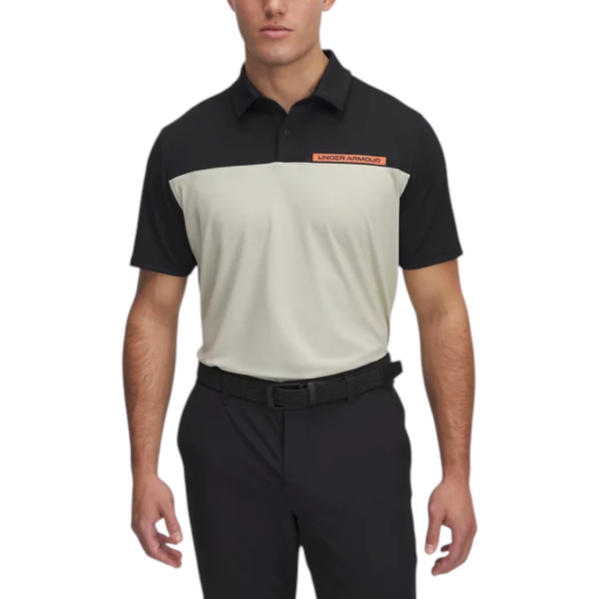 Under Armour - Polo UA Tee To Green Color Block pour homme