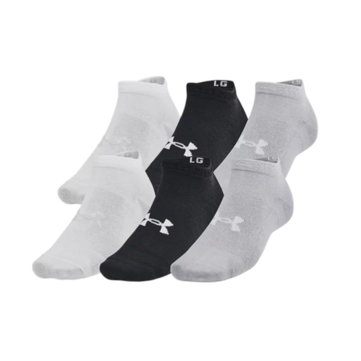 Under Armour - Chaussettes UA Essentials aux chevilles unisexe - 6 paires