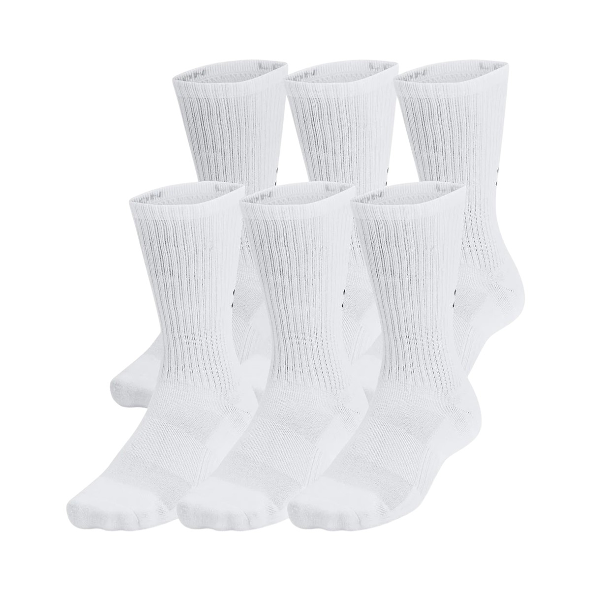 Under Armour - Unisex Training Crew Cotton 6-Pack