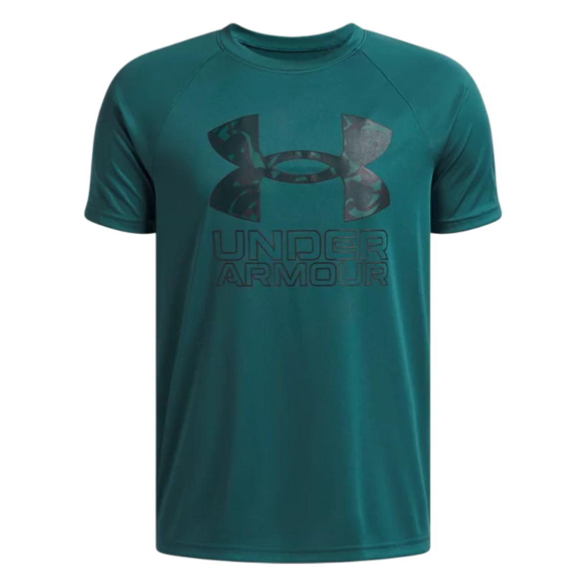Under Armour - Kid's UA Tech Hybrid Print T-Shirt