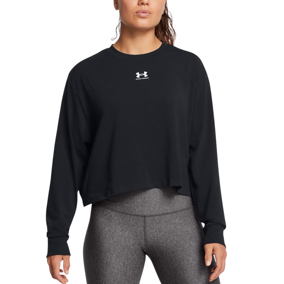 Under Armour - Chandail ample à manches longues UA Rival pour femme