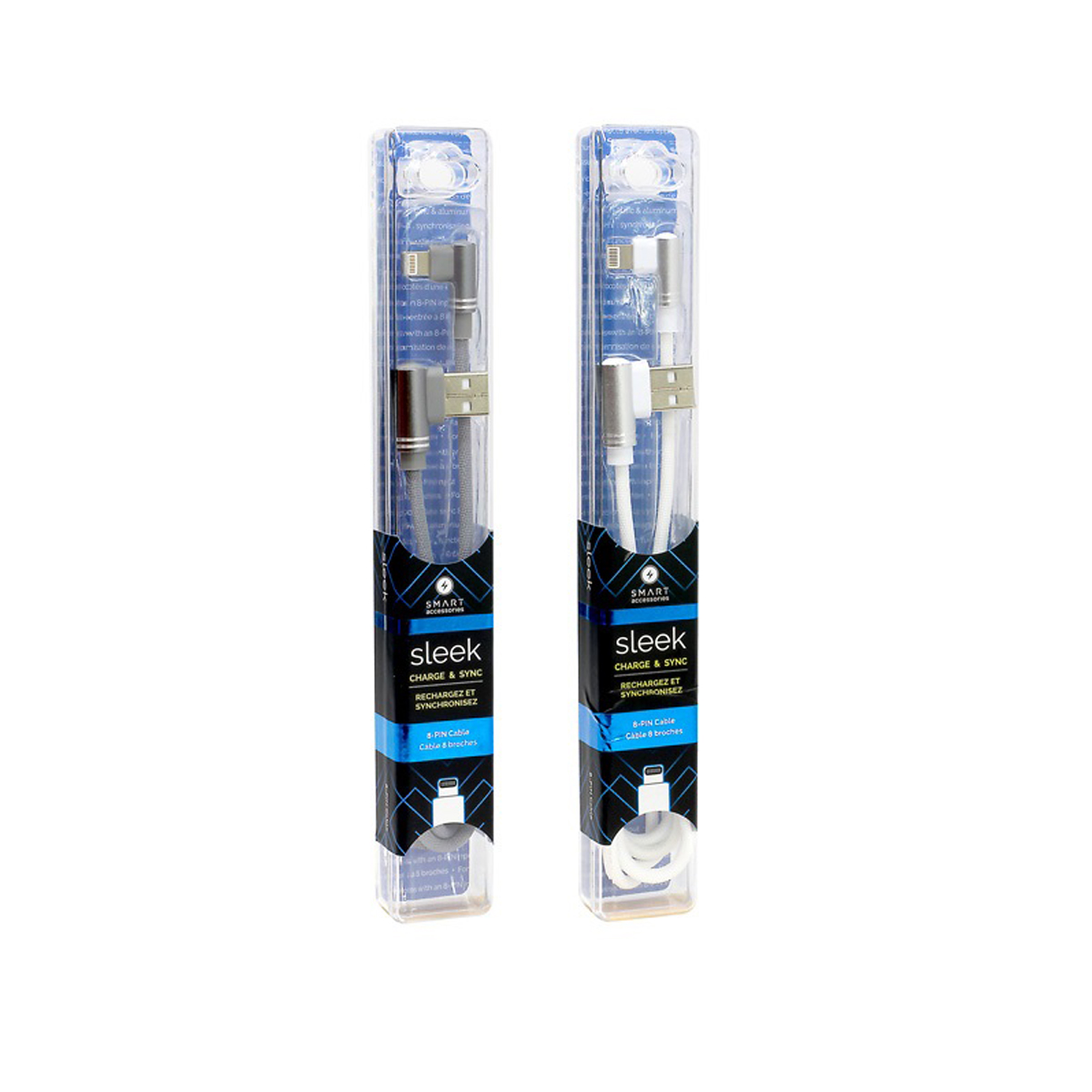 SRP - Sleek Metallic 8 PIN Cable