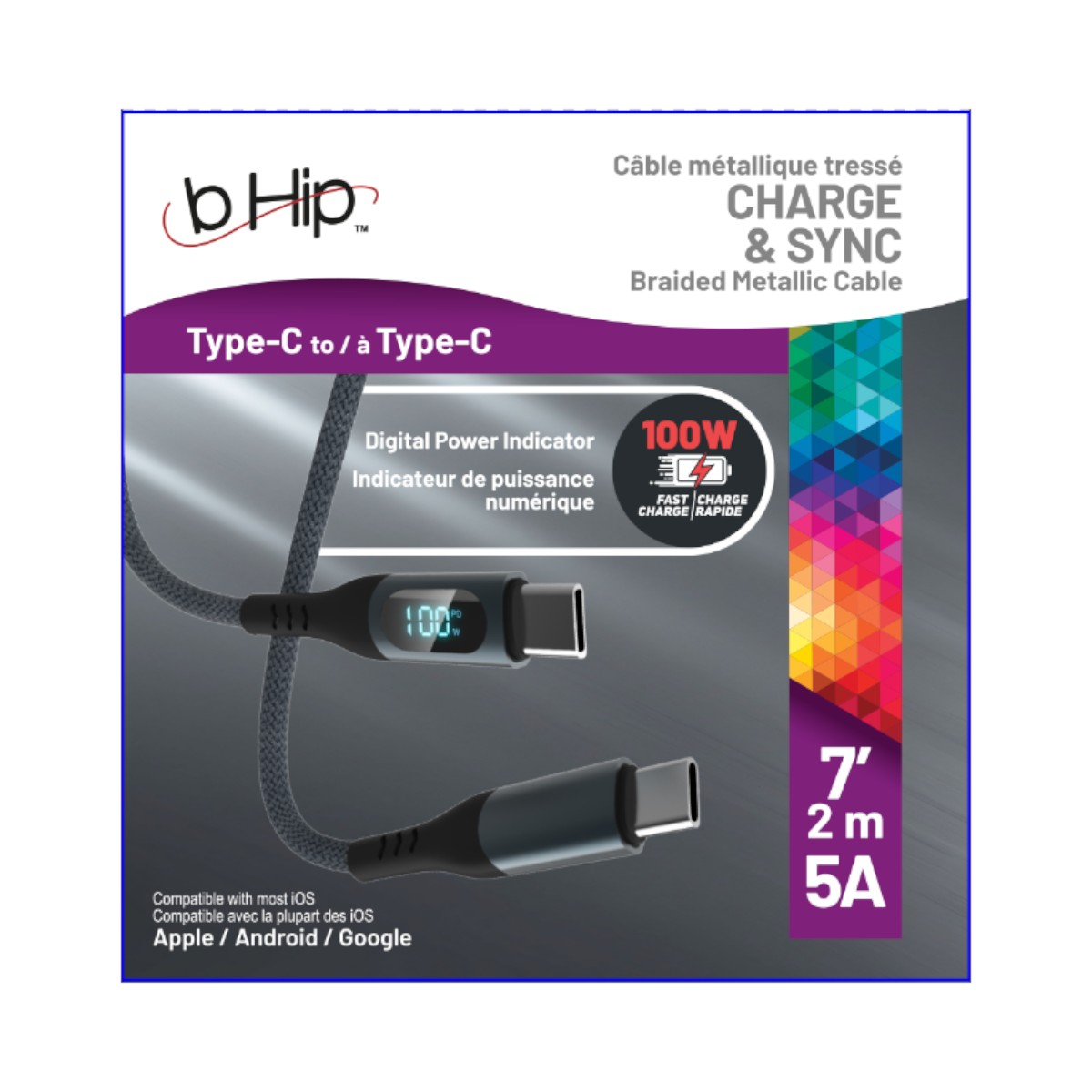 BHip - PD100W Type-C To Digital Type-C Cable