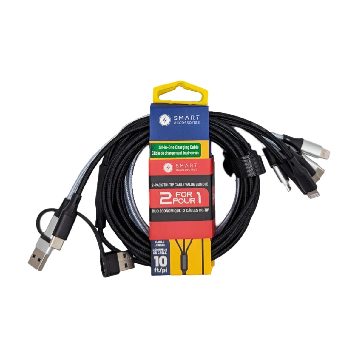 SRP - Spiral Tri-Tip Cables, Set Of 2