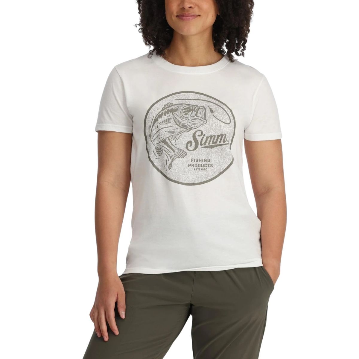 Simms - T-shirt Nostalgic Bass pour femme