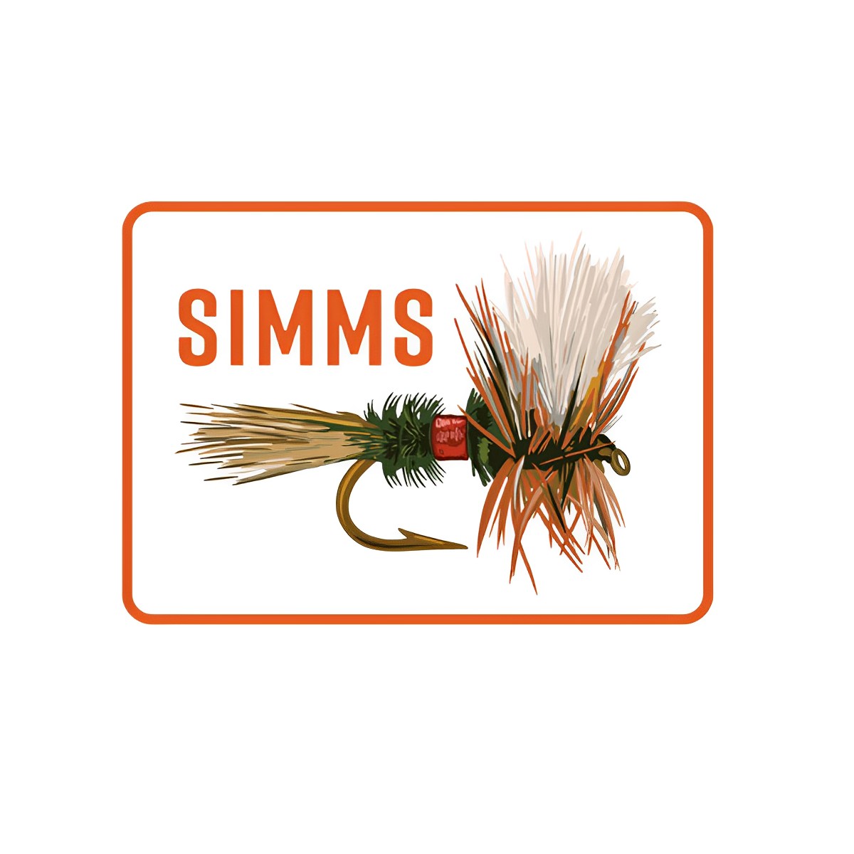 Simms - Royal Wulff Sticker