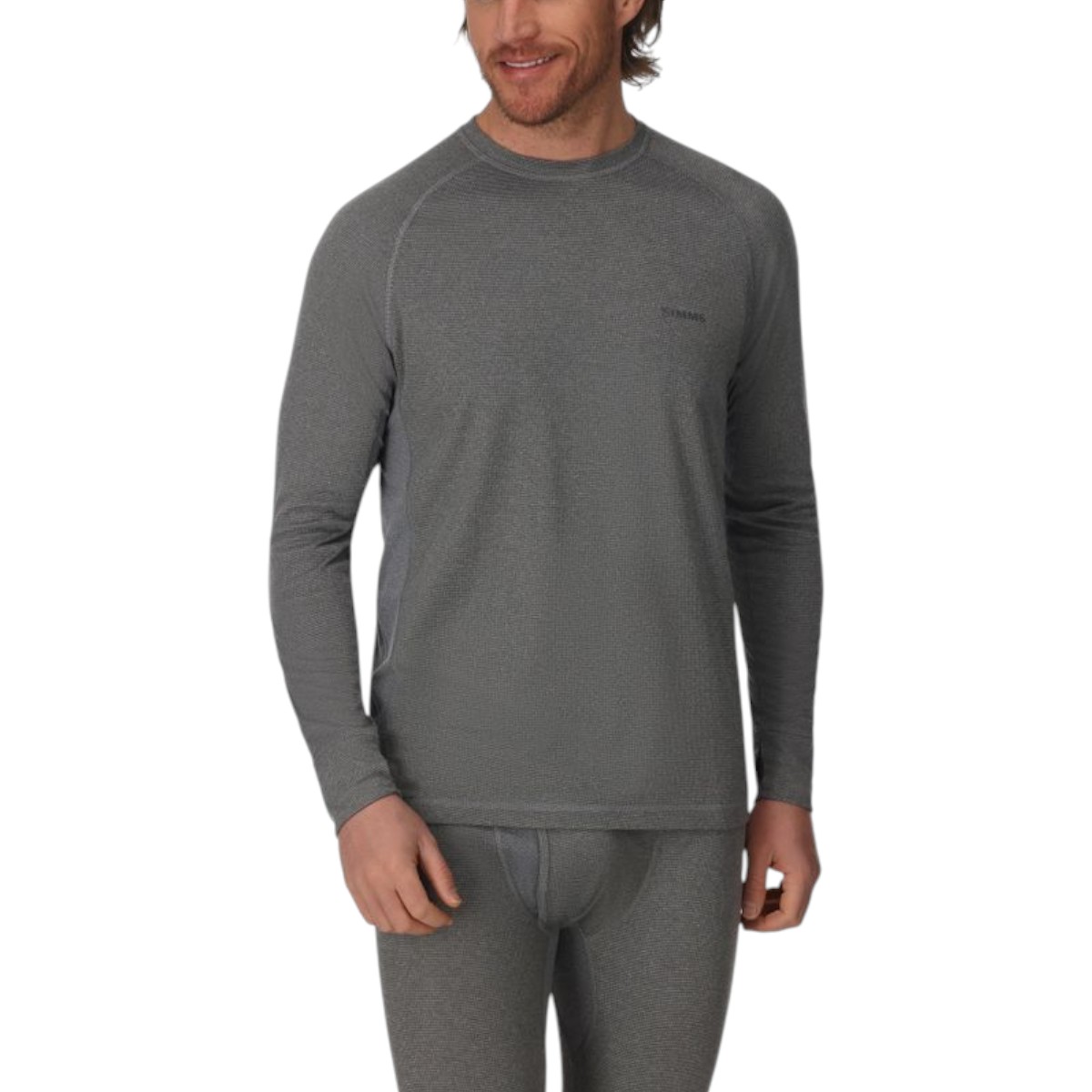 Simms - Haut sous-vêtement à col rond et à manches longues Strata 160 pour homme