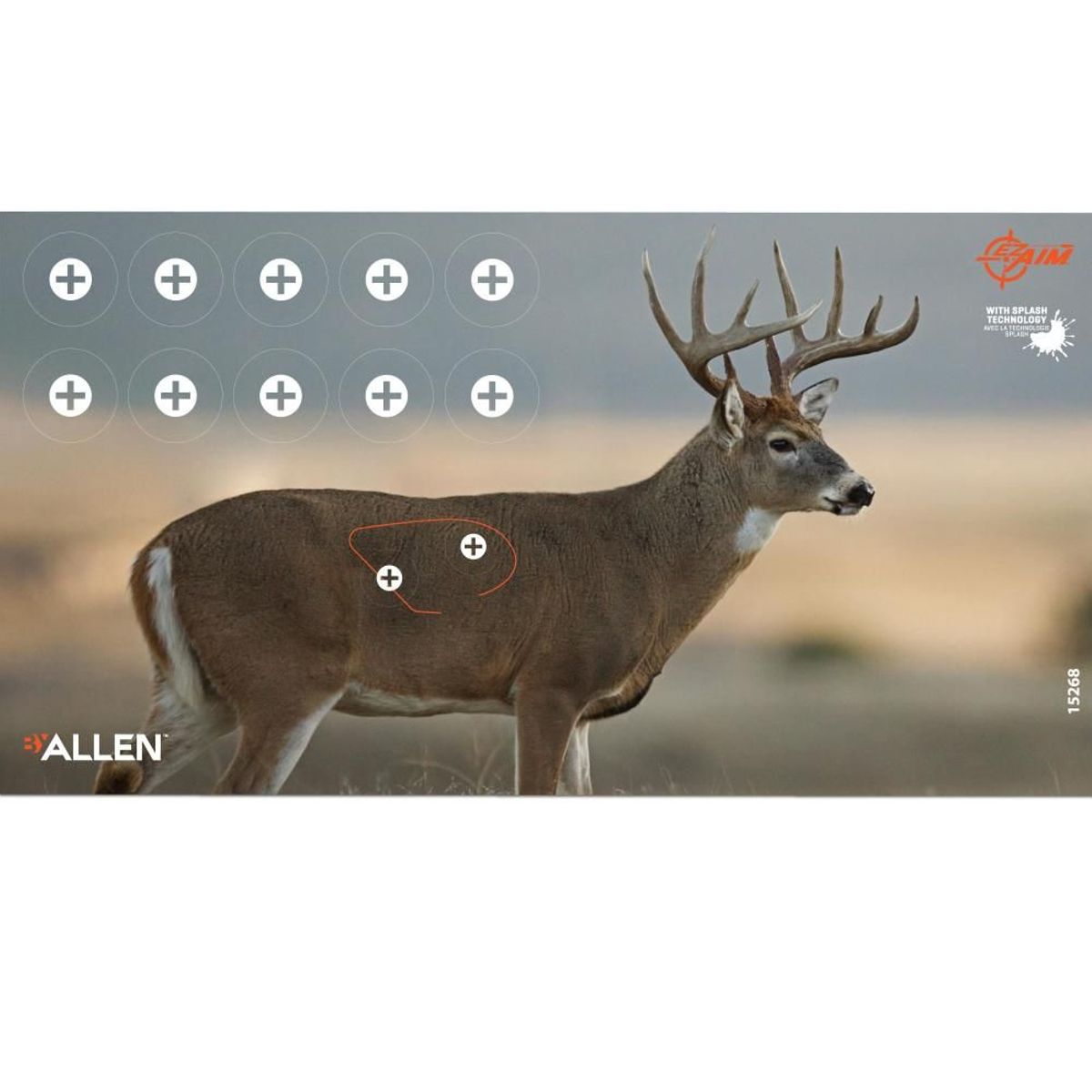 Allen - EZ-Aim Splash Non-Adhesive Whitetail Target