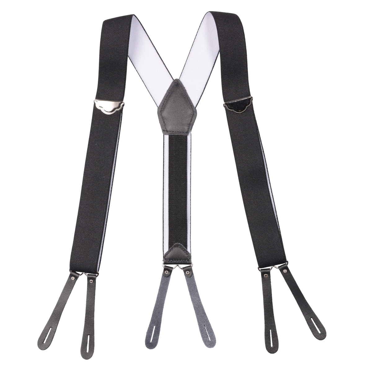 Wolf Brand University - Suspenders with Button 1.5"
