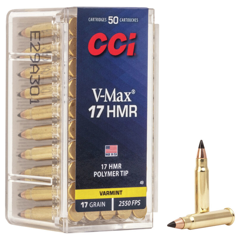 CCI Ammunition - V-Max 17 HMR 17 GR