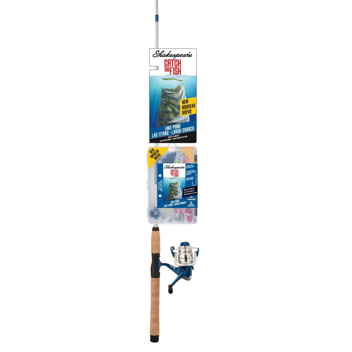 Shakespeare - Catch More Fish® Lake/Pond Spinning Combo