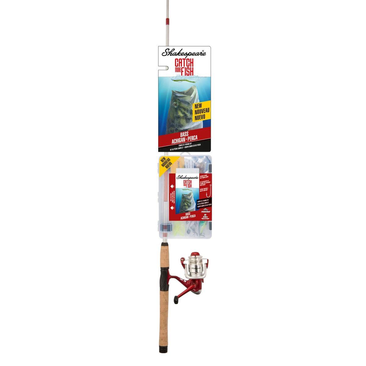 Shakespeare - Catch More Fish® Bass Spinning Combo