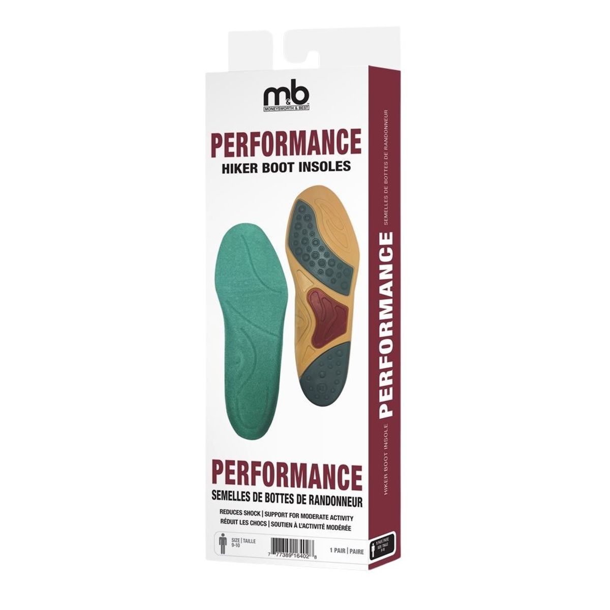 Moneysworth Best - Performance Hiker Boot Insoles